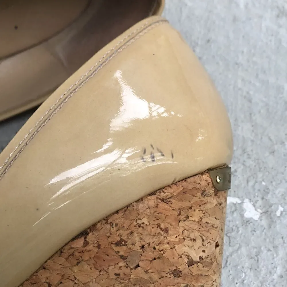 Jimmy  Choo  wedge platform heels